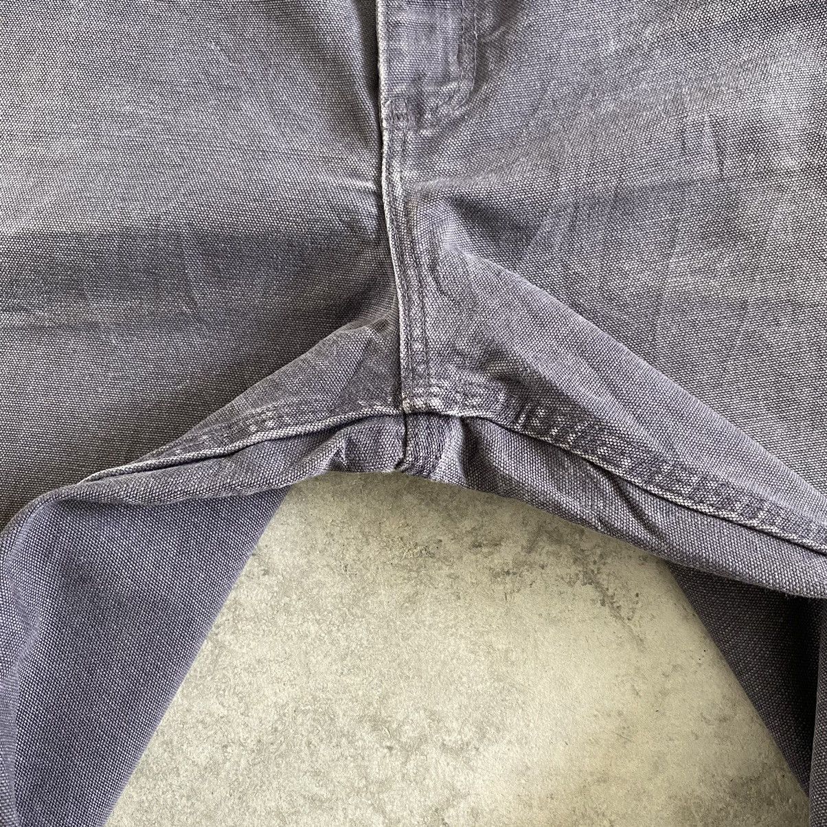 Carhartt Vintage Carhartt Faded Petrol Blue Carpenter Workwear Pants Size US 34 / EU 50 - 10 Thumbnail
