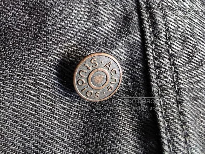 Acne Studios Acne Studios Denim Jacket, Black Size US L / EU 52-54 / 3 - 4 Thumbnail