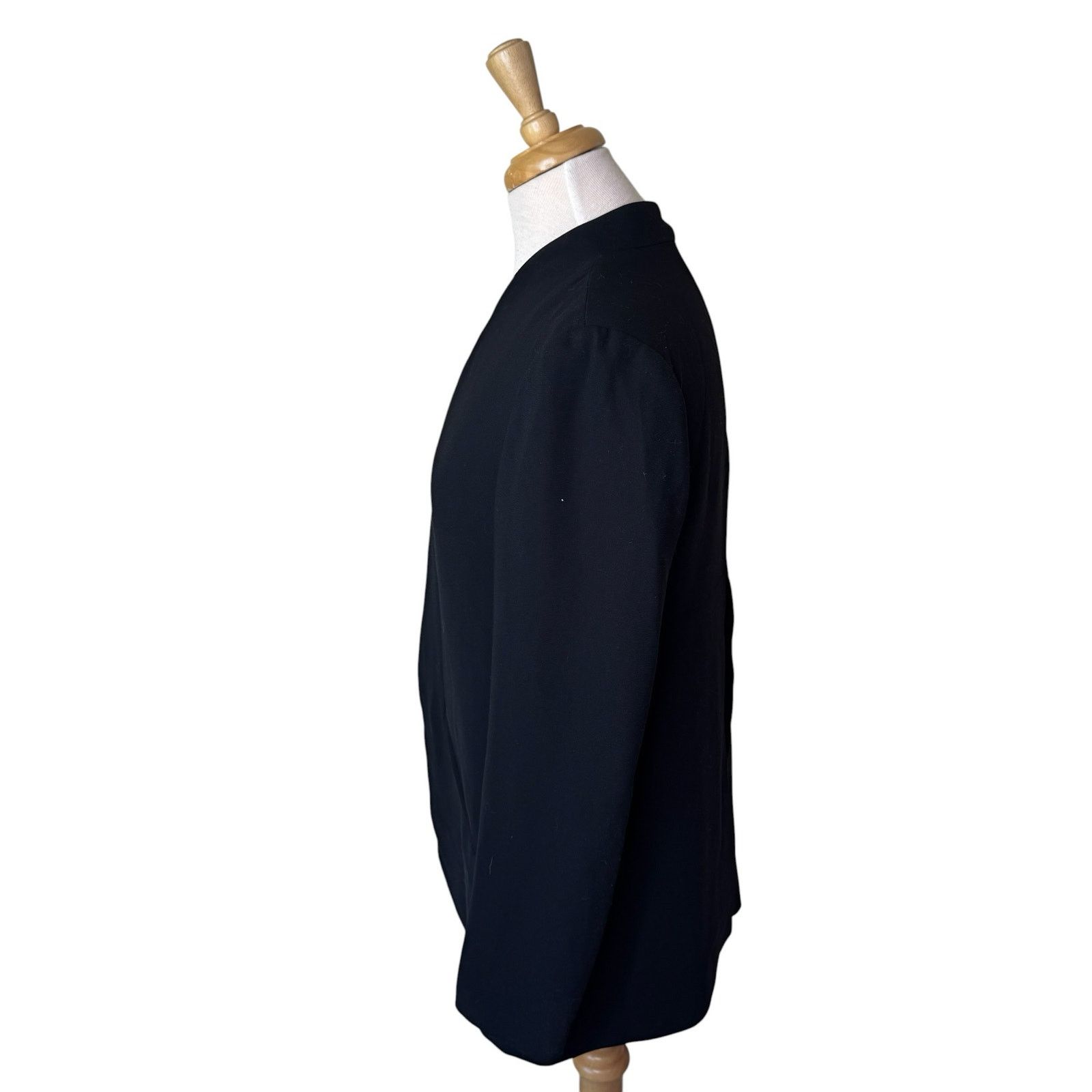 Other TROUVE Slit Back Open Front Lightweight Blazer Black Size S / US 4 / IT 40 - 4 Thumbnail