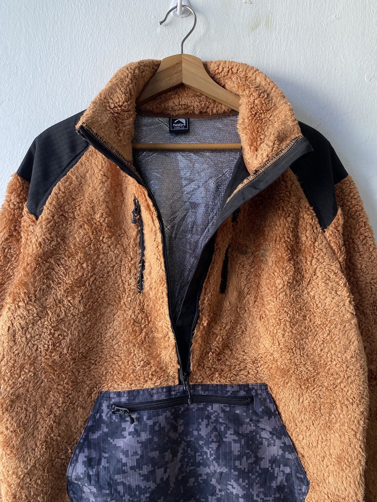 Japanese Brand Fieldcore Half Zipper Design Fleece Sherpa Jacket Size US L / EU 52-54 / 3 - 8 Thumbnail