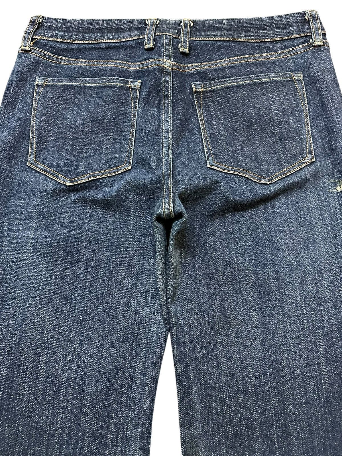 Japanese Brand Vintage Japanese Uniqlo Blue Wash Style Wide Leg Jeans Size US 30 / EU 46 - 5 Thumbnail