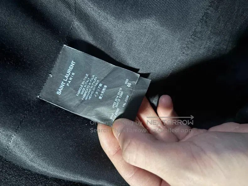 Saint Laurent Paris Saint Laurent Paris Navy button double-breasted coat Size US S / EU 44-46 / 1 - 8 Thumbnail