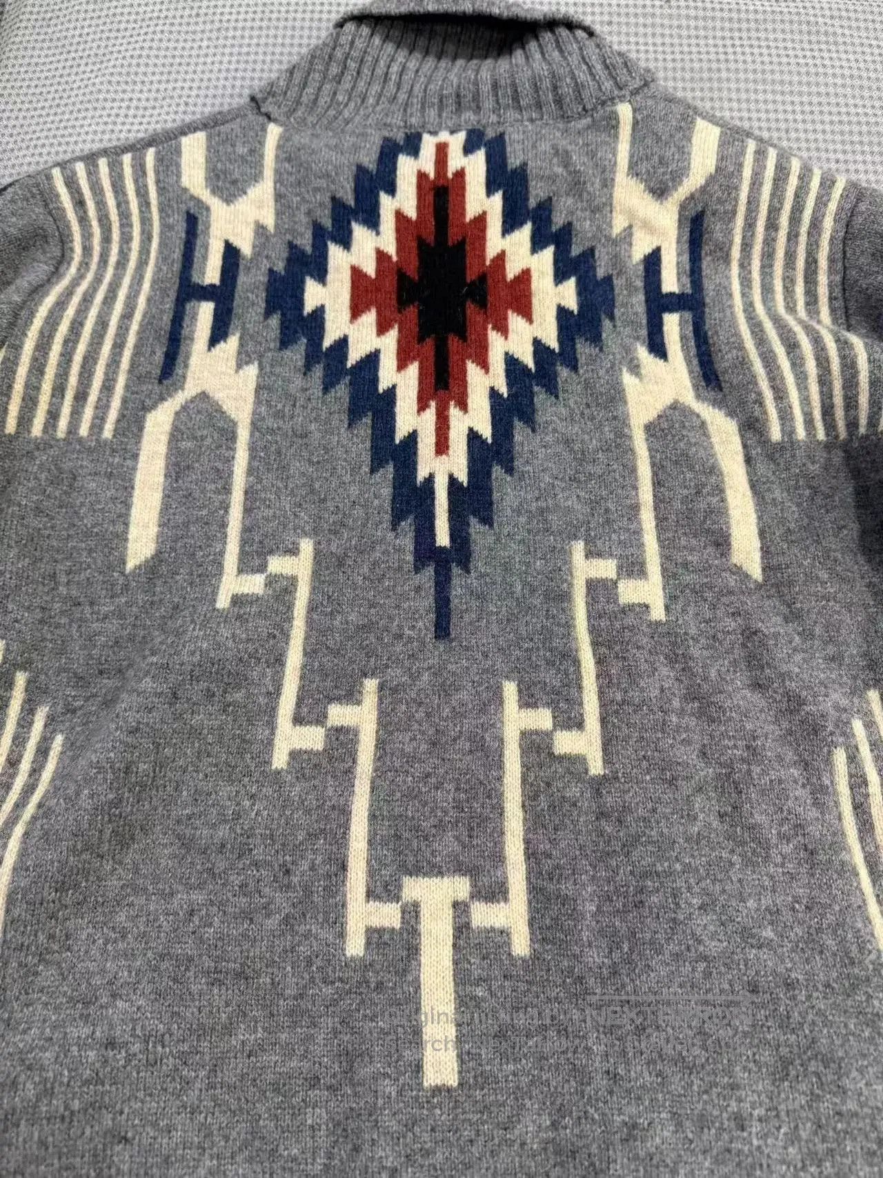 Pherrow's Pherrow Navajo Wool Coat Sweater. Size US XXS / EU 40 - 4 Thumbnail