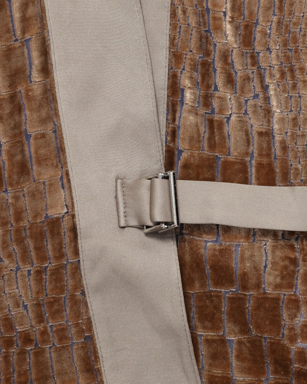 Giorgio Armani Crocodile Texture Velvet Jacket Size S / US 4 / IT 40 - 4 Thumbnail