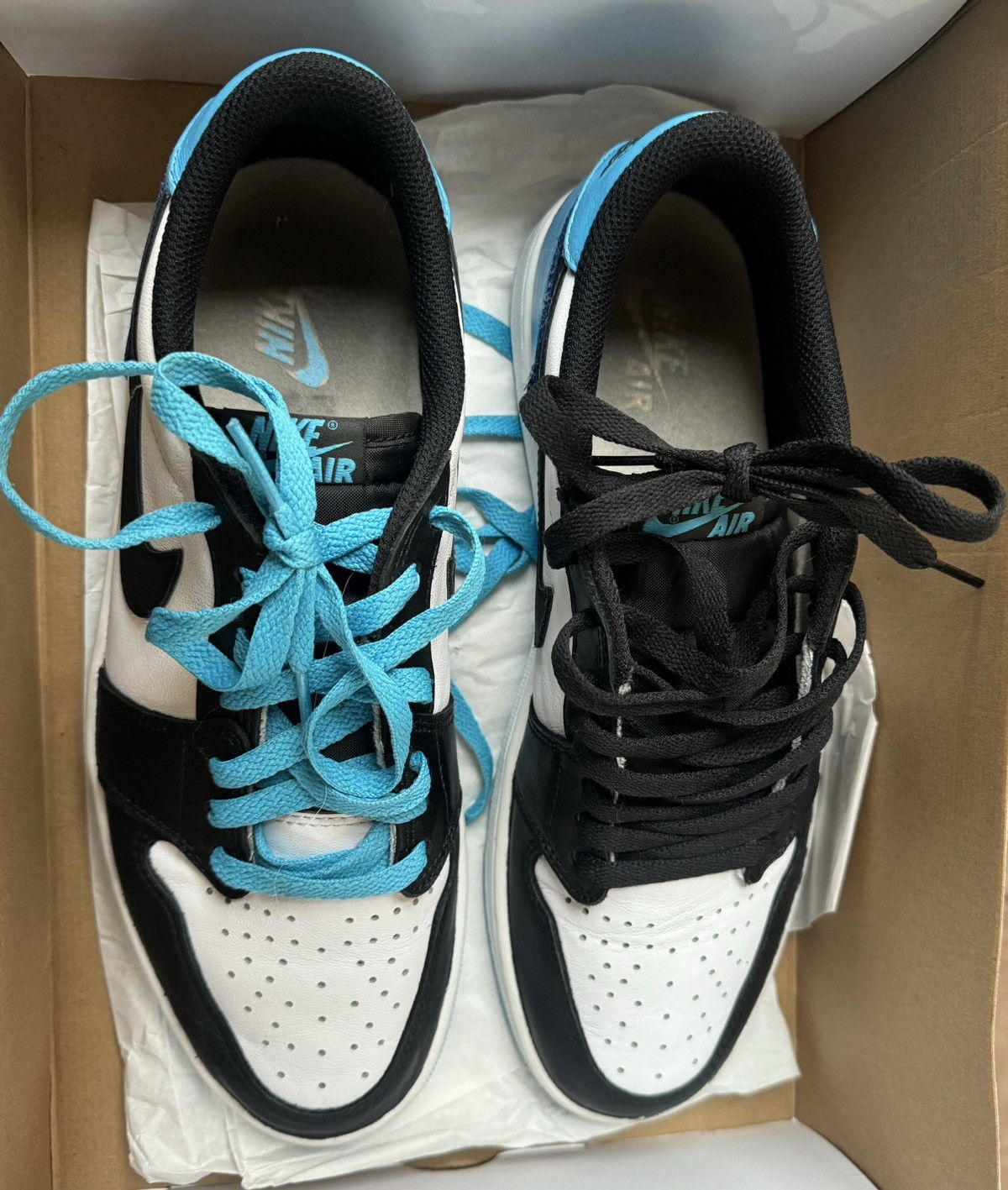 Nike Air Jordan 1 Low “Powder Blue” – Size 10.5 Size US 10.5 / EU 43-44 - 3 Thumbnail