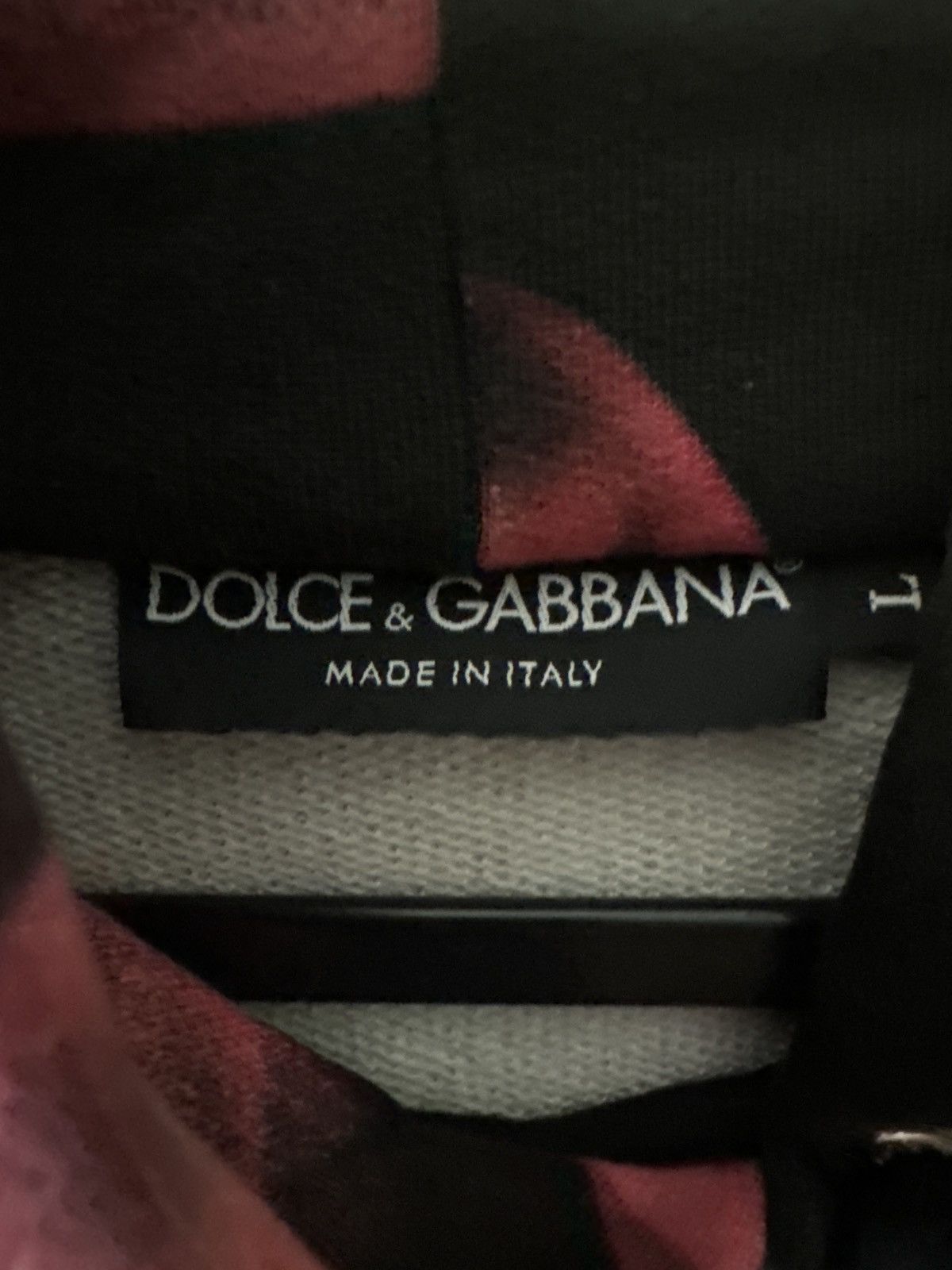 Dolce & Gabbana Dolce and gabbana graffiti print cotton hoodie Size US L / EU 52-54 / 3 - 3 Thumbnail