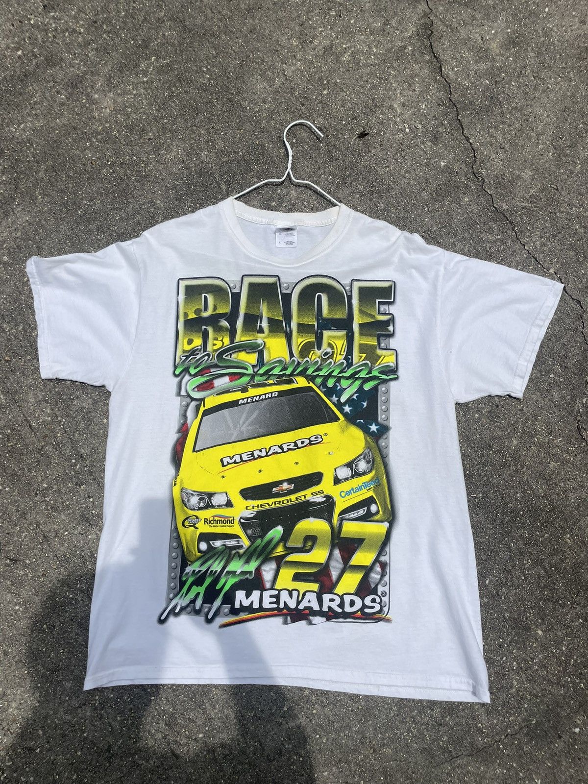 NASCAR Nascar Menards Tee vintage Size US L / EU 52-54 / 3 - 1 Thumbnail