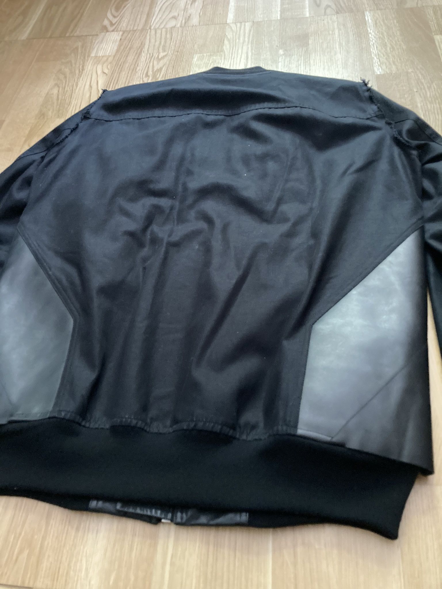 Rick Owens Runway S/S 16 "CYCLOPS" Patchwork Bomber Jacket Rick Owens Size US M / EU 48-50 / 2 - 10 Thumbnail