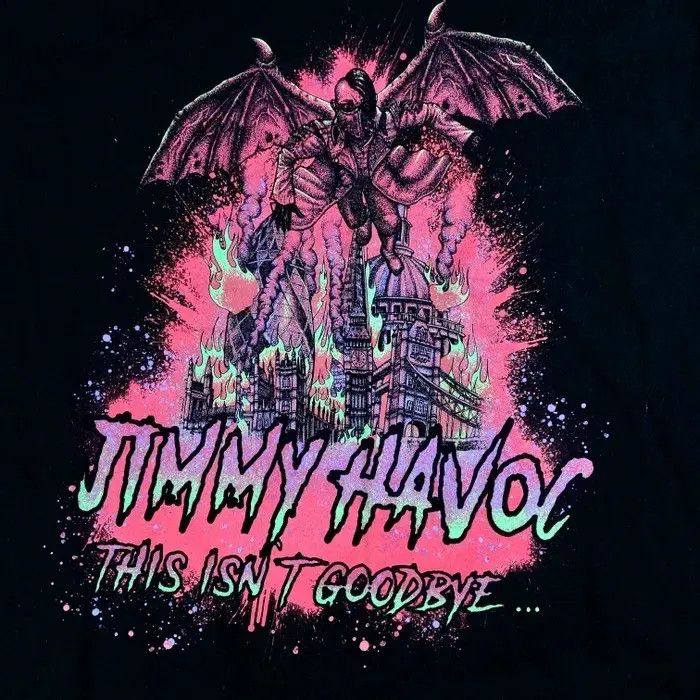 Vintage Mens Vintage T Shirt Jimmy Havoc Size XL Size US XL / EU 56 / 4 - 3 Thumbnail