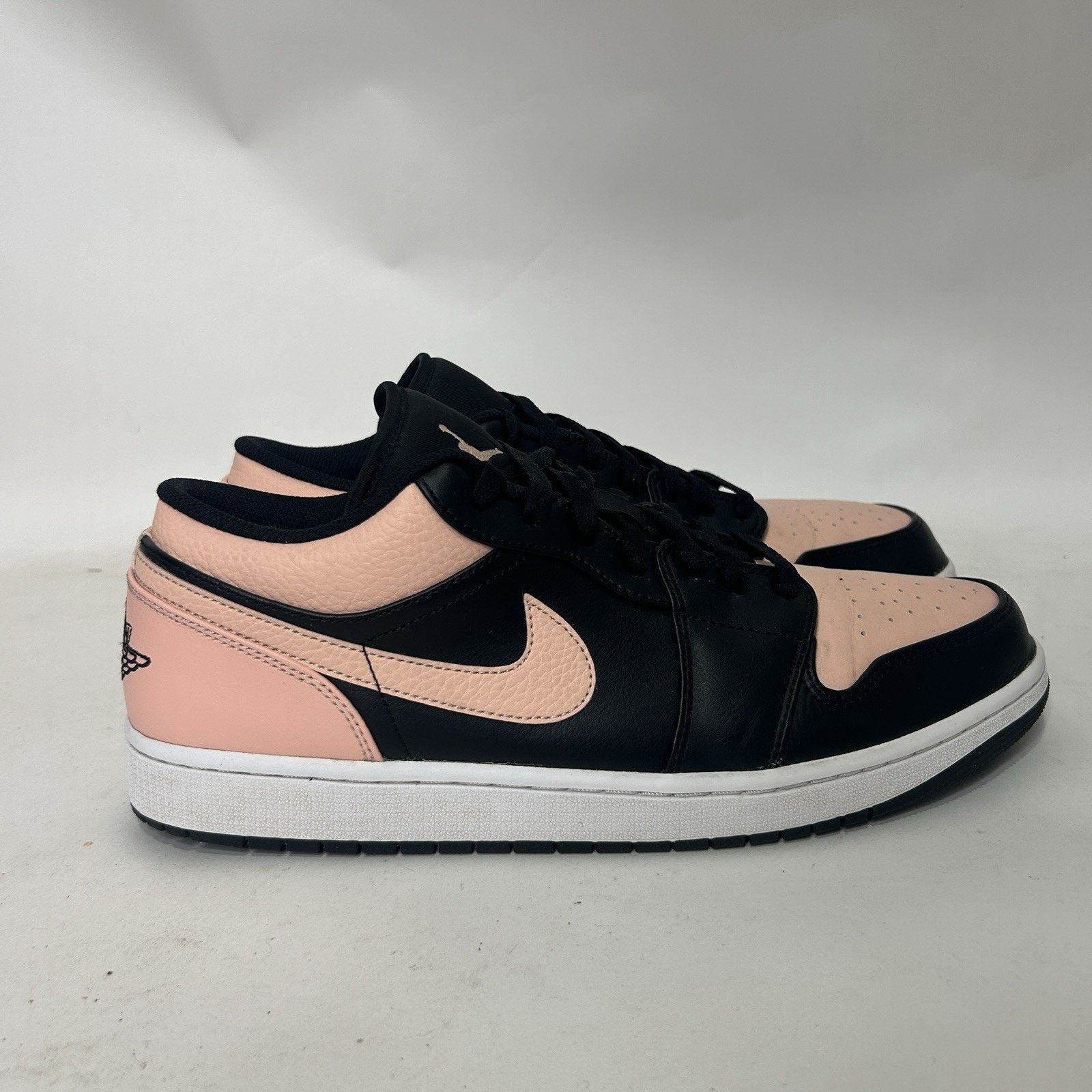 Jordan Brand Nike Air Jordan 1 Low Retro “Crimson Tint/Pink Black White” Size US 13 / EU 46 - 4 Thumbnail
