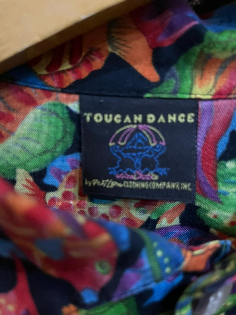 Vintage 70s Toucan Dance Hawaiian shirt Size US L / EU 52-54 / 3 - 2 Thumbnail