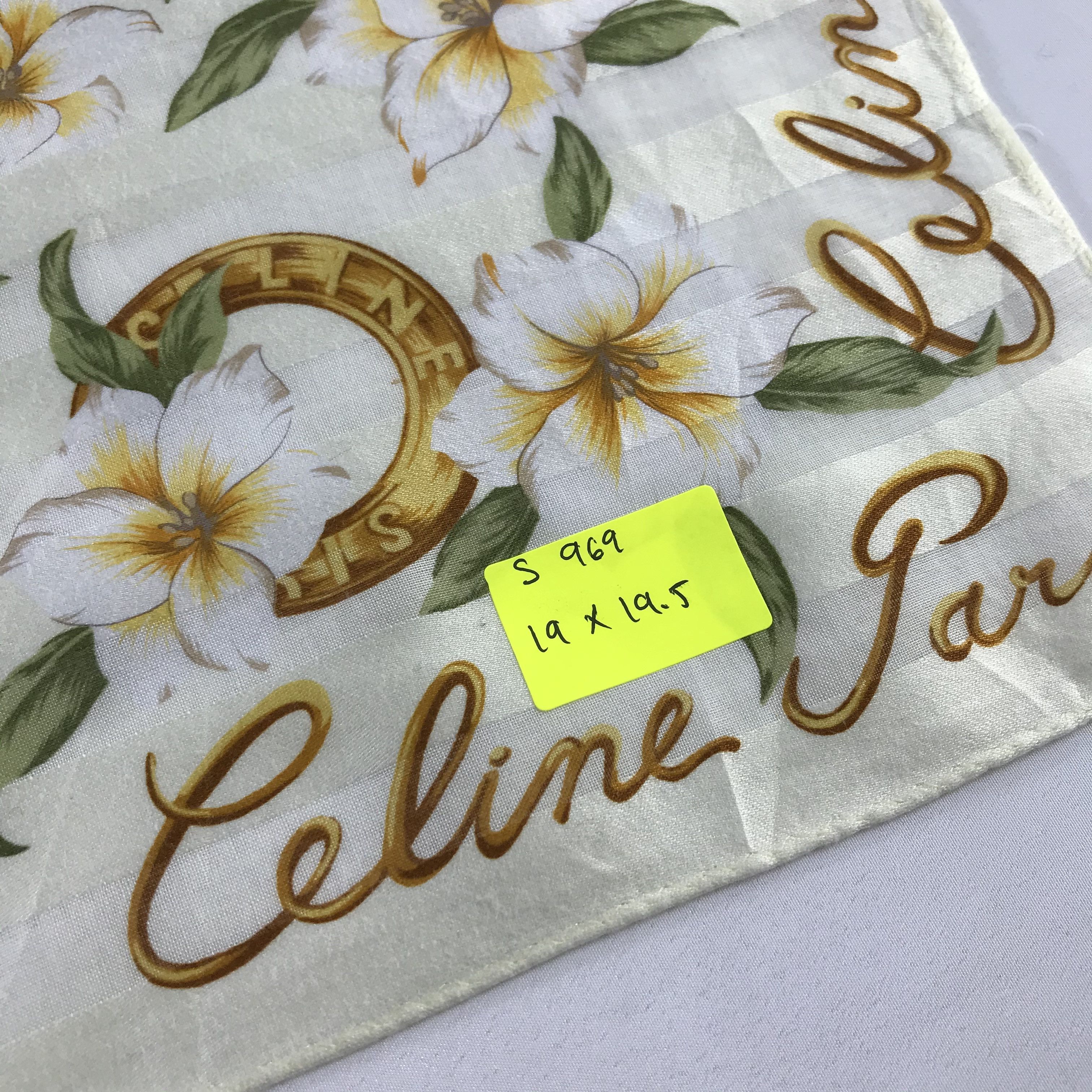 Celine × Vintage Celine Bandana / Handkerchief / Neckerchief - S969 Size ONE SIZE - 5 Thumbnail