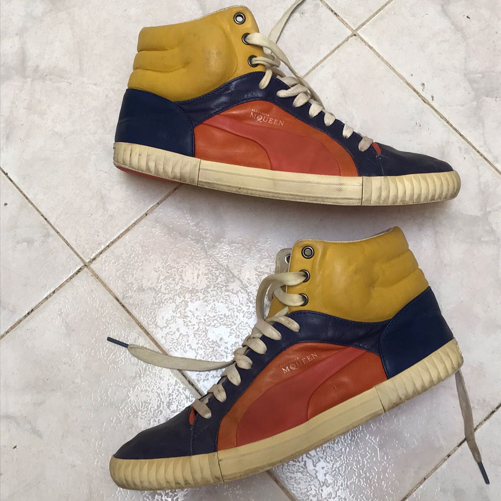 Puma Alexander Mcqueen PUMA sneakers Leather shoes collaboration Size US 10 / EU 43 - 1 Thumbnail