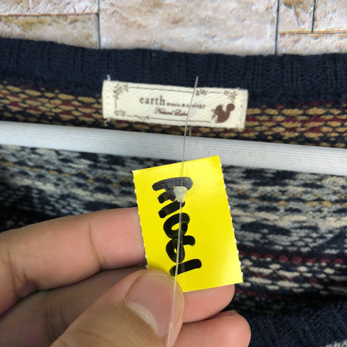 Japanese Brand Earth Music & Econology Cardigan Knitwear #A1061 Size S / US 4 / IT 40 - 10 Thumbnail