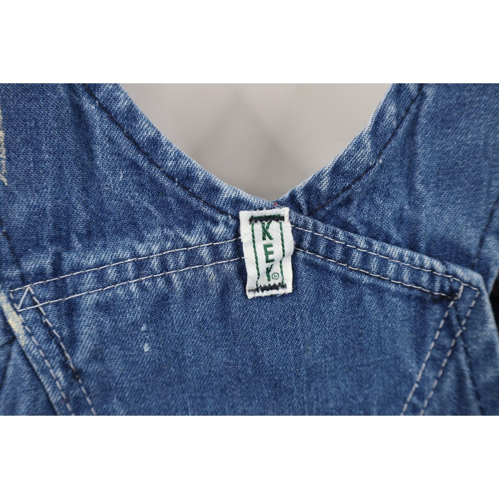 Vintage Vintage 90s Streetwear Thrashed Wide Leg Denim Overalls Size US 42 / EU 58 - 19 Thumbnail