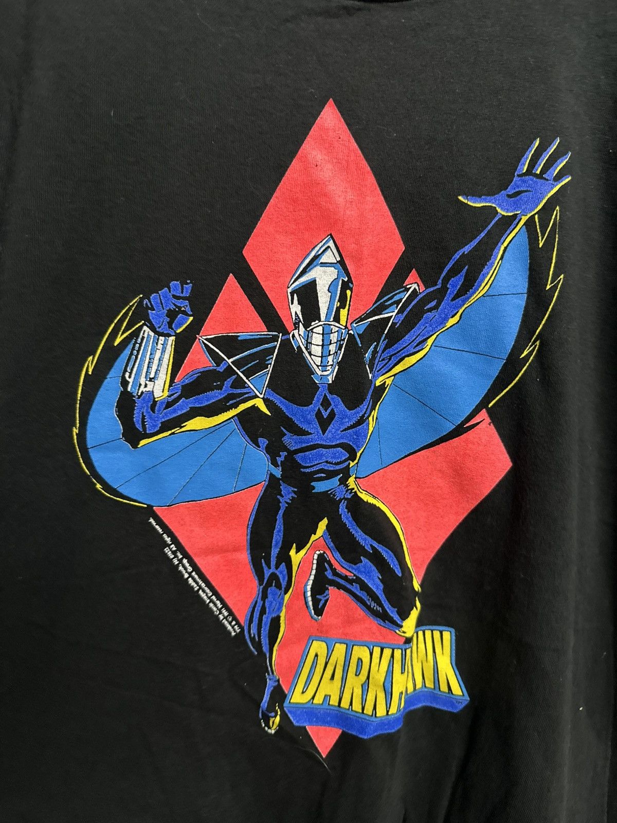 Fruit Of The Loom 1991 Marvel Dark Hawk Comic T-Shirt Size US XL / EU 56 / 4 - 4 Thumbnail