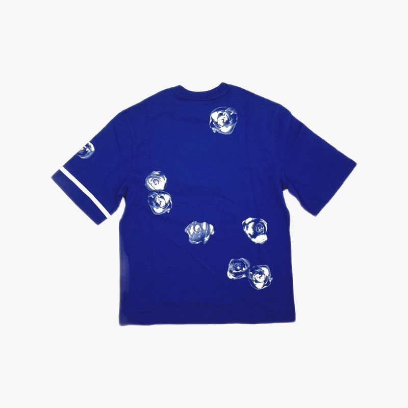 Burberry Burberry Floral Print Blue Short Sleeve T-Shirt 0079 Size US S / EU 44-46 / 1 - 1 Thumbnail