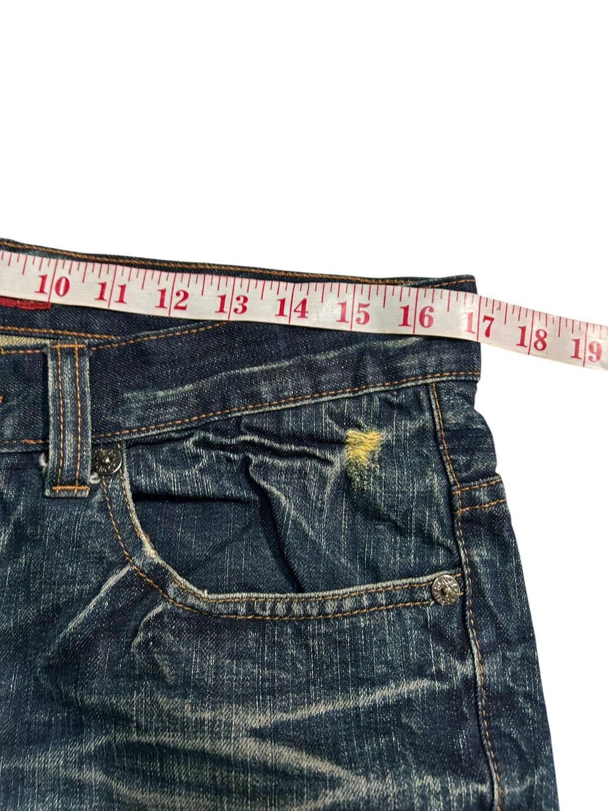 Japanese Brand × Kapital × Vintage Nylaus Japanese Style Distressed Denim Jeans Size US 34 / EU 50 - 18 Thumbnail