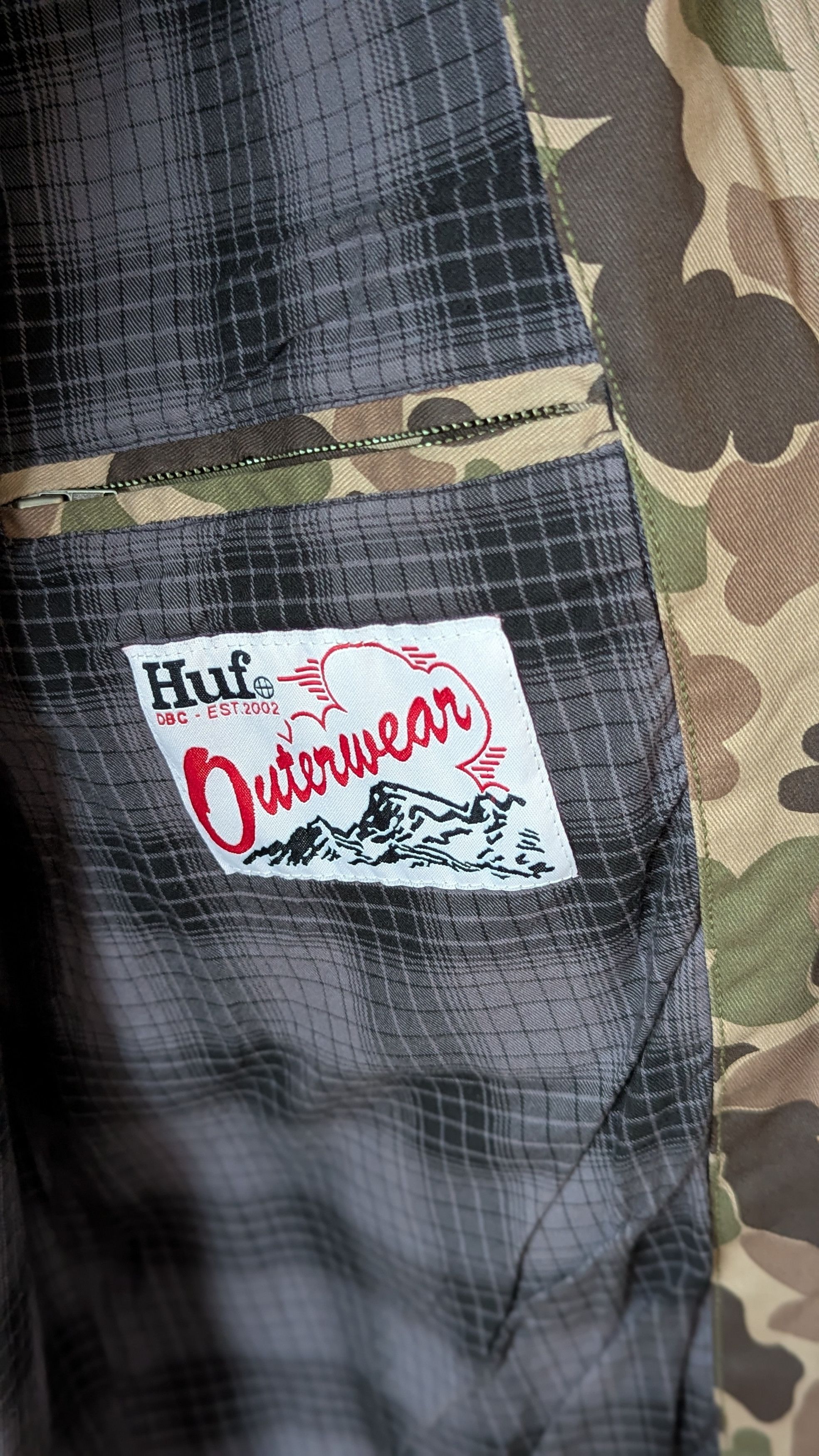 Huf Duck Camo Waxed Parka Size US M / EU 48-50 / 2 - 10 Thumbnail