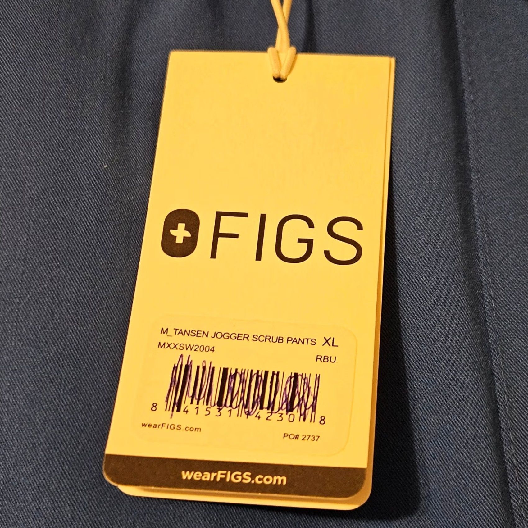 Vintage Figs Jogger Pants Men's XL Blue Uniform Work Scrub Pants NWT Size US 36 / EU 52 - 5 Thumbnail