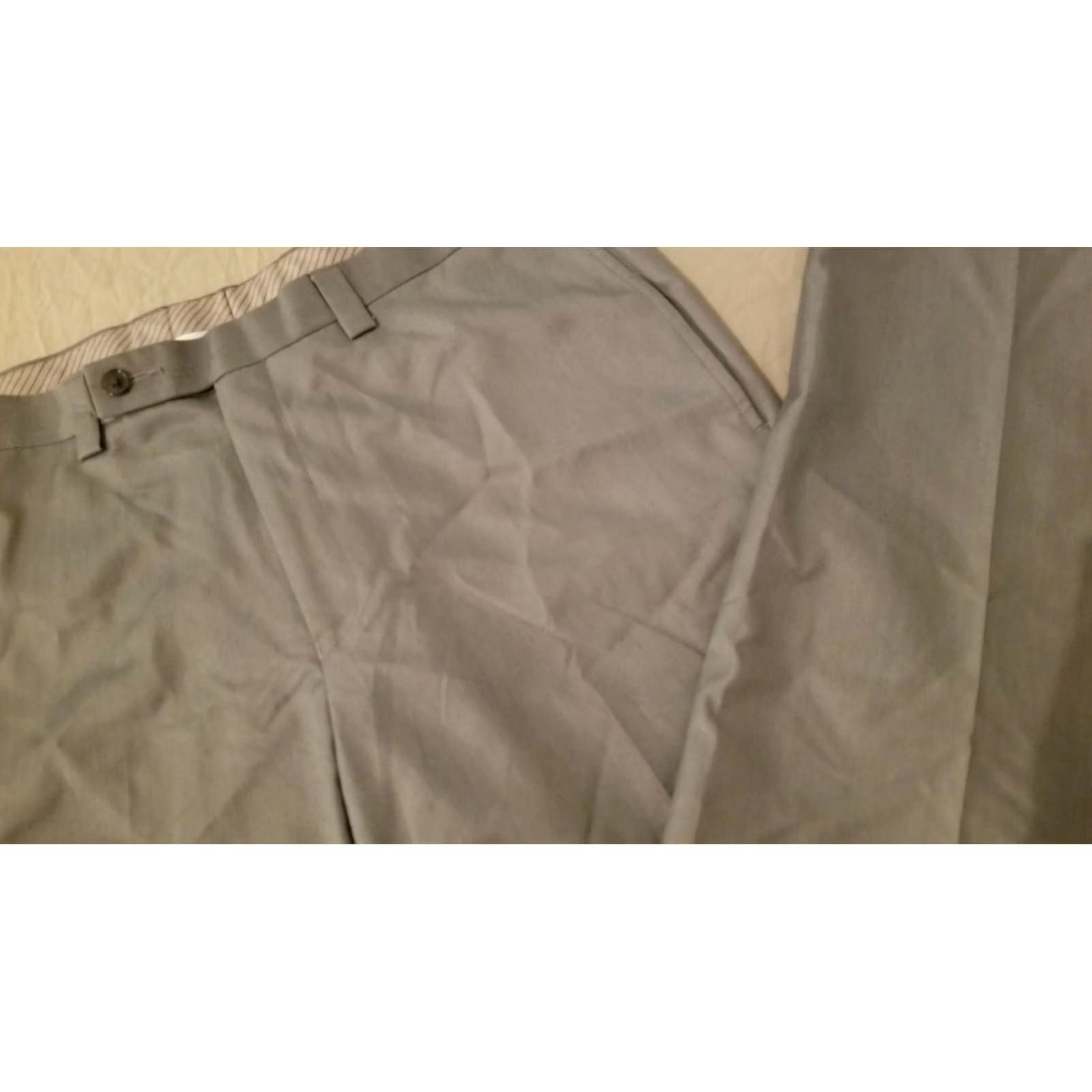 Calvin Klein Calvin Klein Dress Pants Mens 34x30 Gray Slack Chino Trouser Pants Regular Size 34 Inseam 30 Calvi​n Klein Mens Dress Pants Gray Size US 34 / EU 50 - 5 Thumbnail