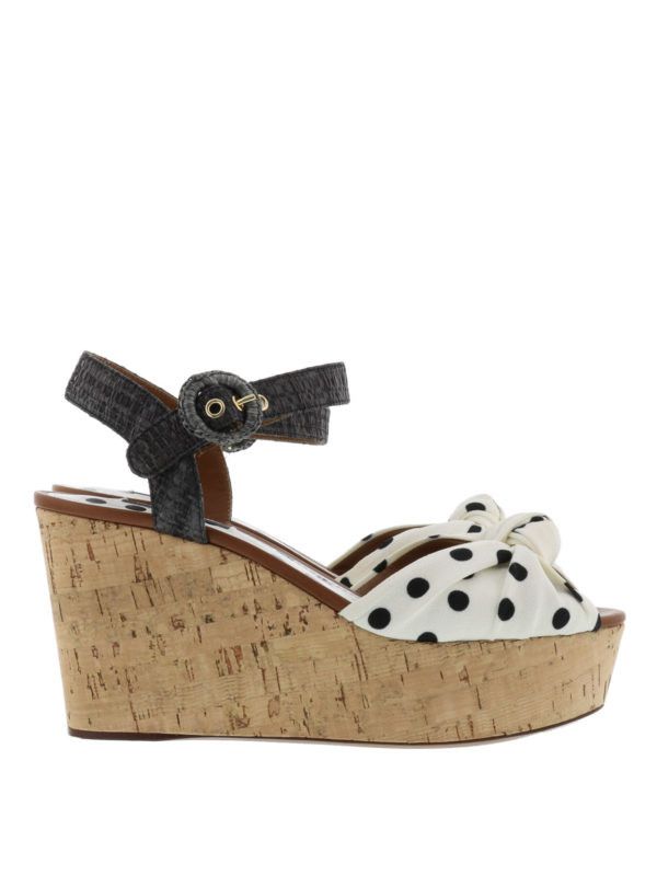 o1y0925 Ankle Strap Sandals in White/Black