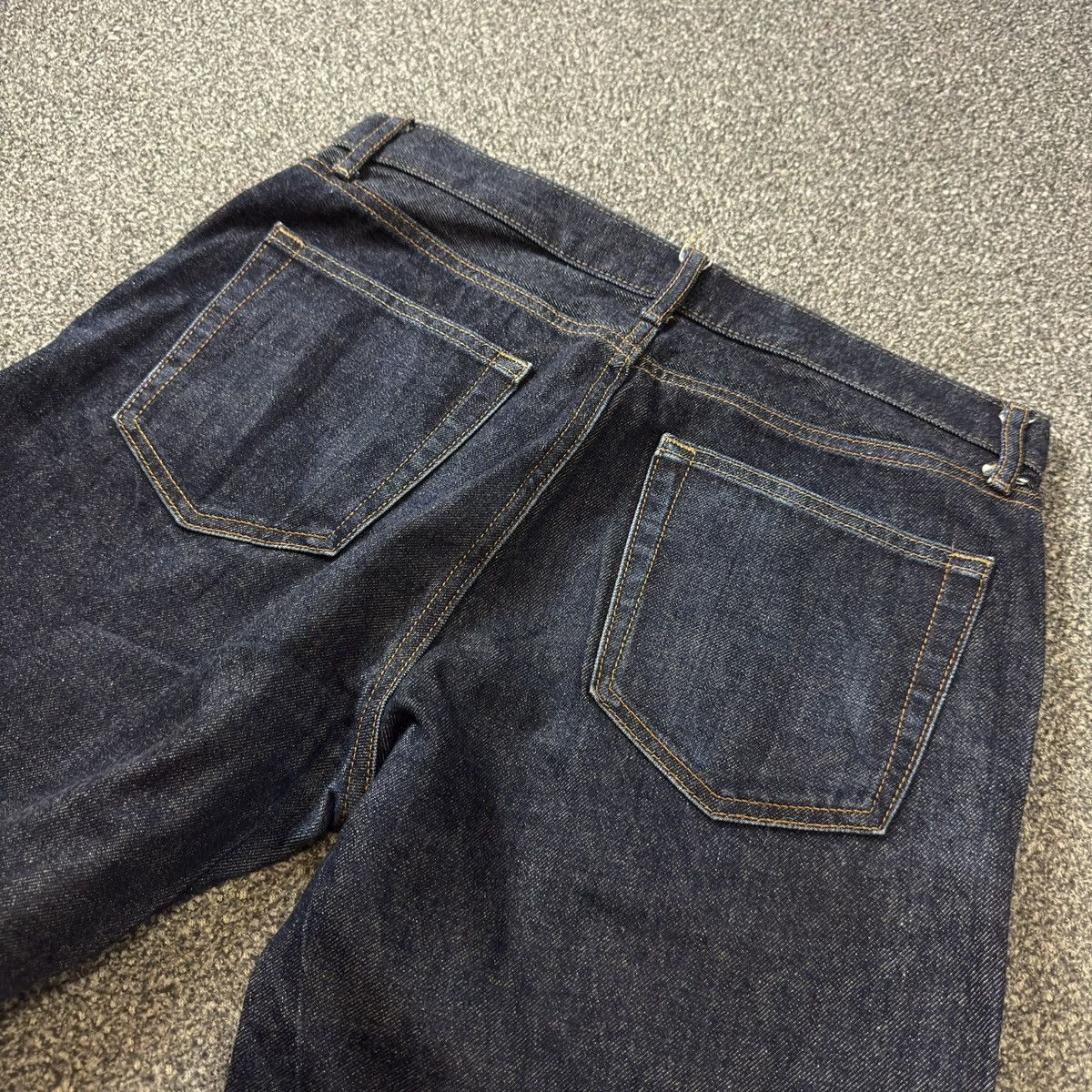 Undercover × Uniqlo 🔥🇯🇵 Japanese Raw Denim Uniqlo Indigo Selvedge Archive Jeans Size US 31 - 9 Thumbnail