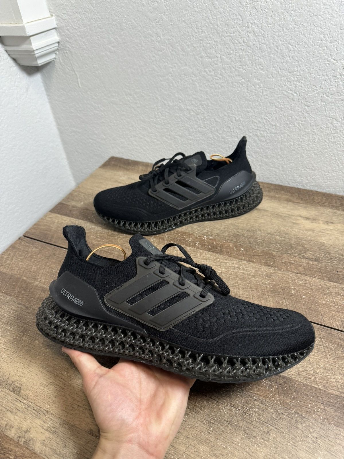 Adidas Men’s Size 10.5 Adidas Ultra 4DFWD ‘Triple Black’ GX6632 Size US 10.5 / EU 43-44 - 1 Thumbnail