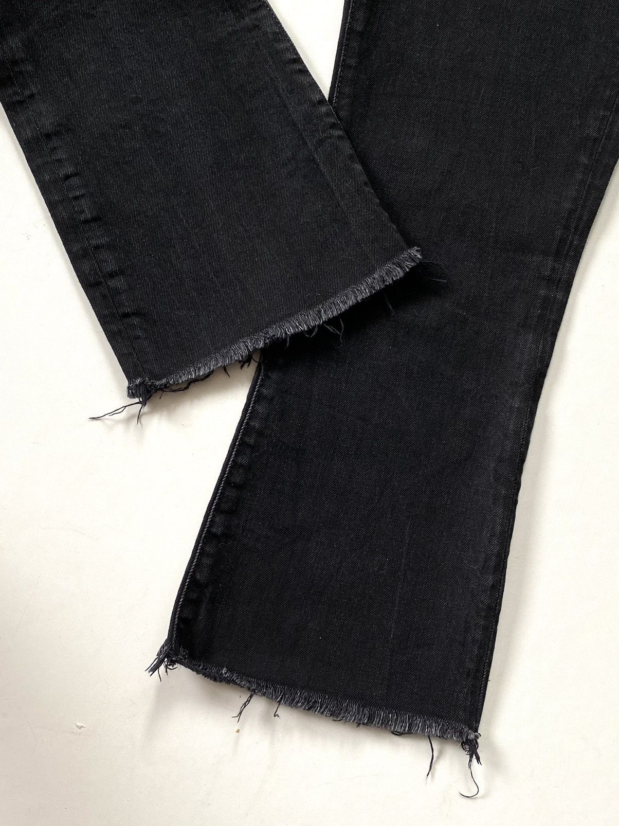 Hedi Slimane × Saint Laurent Paris × Yves Saint Laurent S/S 18 Saint Laurent Paris Cropped Bootcut Jeans Size 26" / US 2 / IT 38 - 10 Thumbnail
