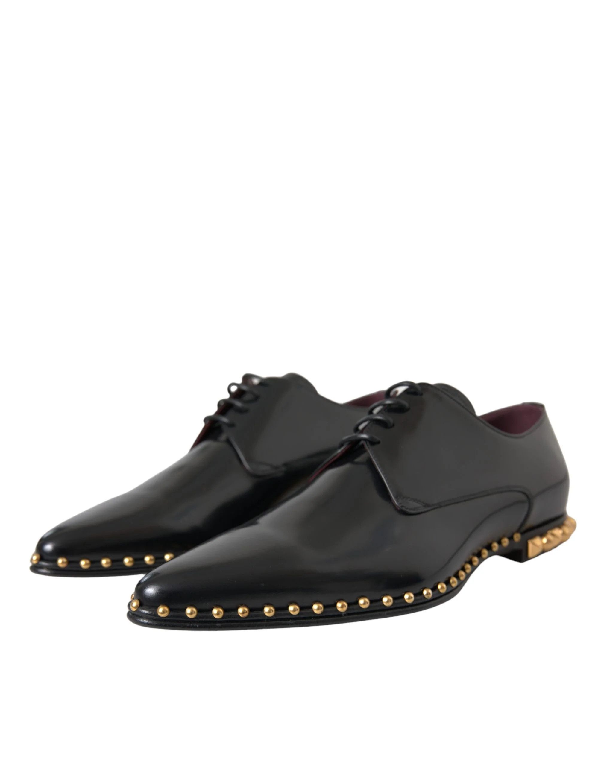 Dolce & Gabbana o1y0125 Leather Laced Shoes in Black Size US 8.5 / EU 41-42 - 4 Thumbnail