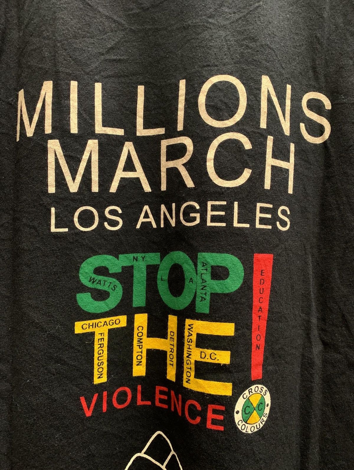 Cross Colours CROSS COLOURS " STOP THE VIOLENCE " Size US S / EU 44-46 / 1 - 3 Thumbnail