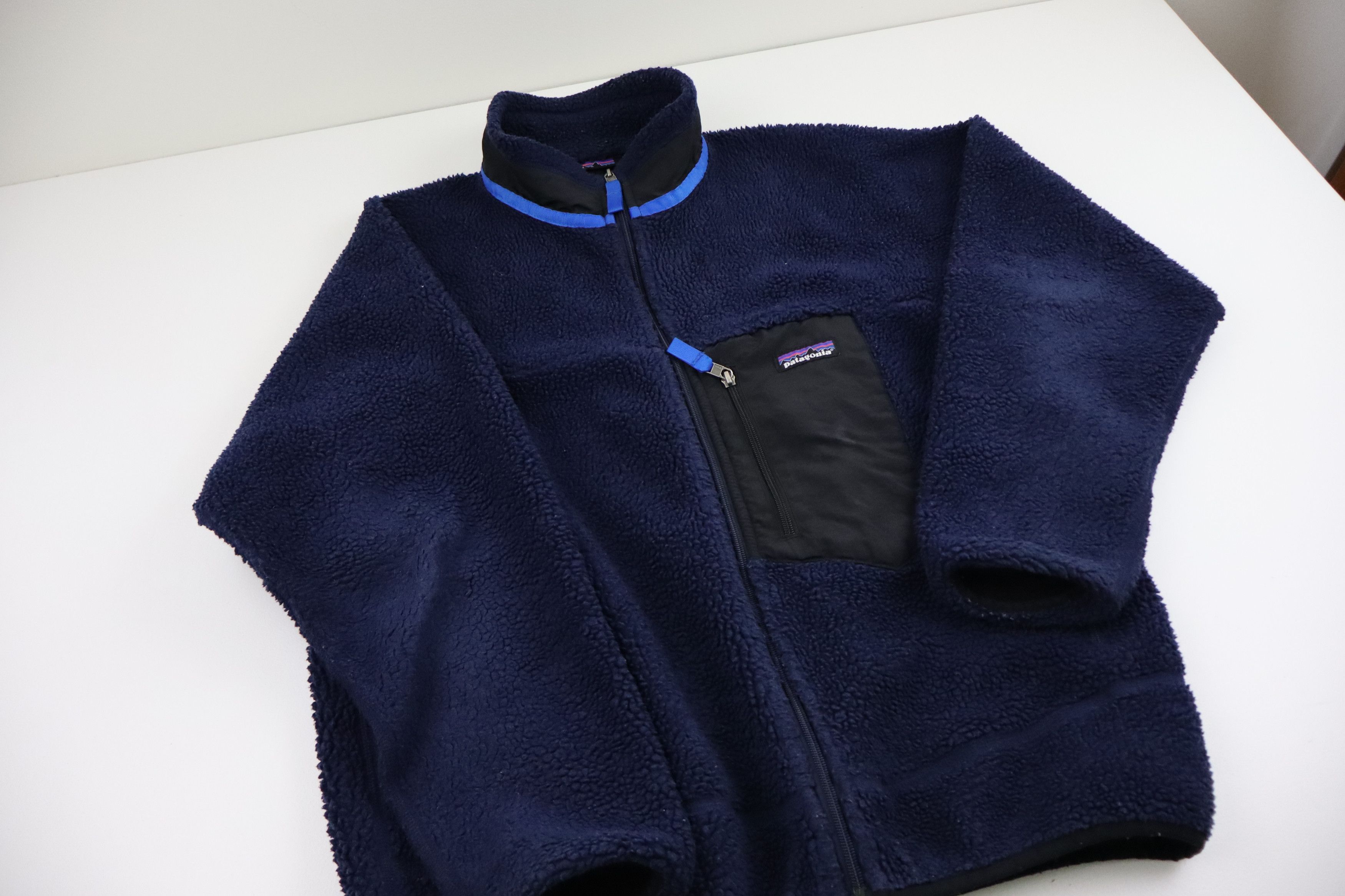 Carhartt × Patagonia × Supreme Patagonia Deep Pile Retro X Navy Y2K Fleece Jacket Large Size US L / EU 52-54 / 3 - 2 Thumbnail