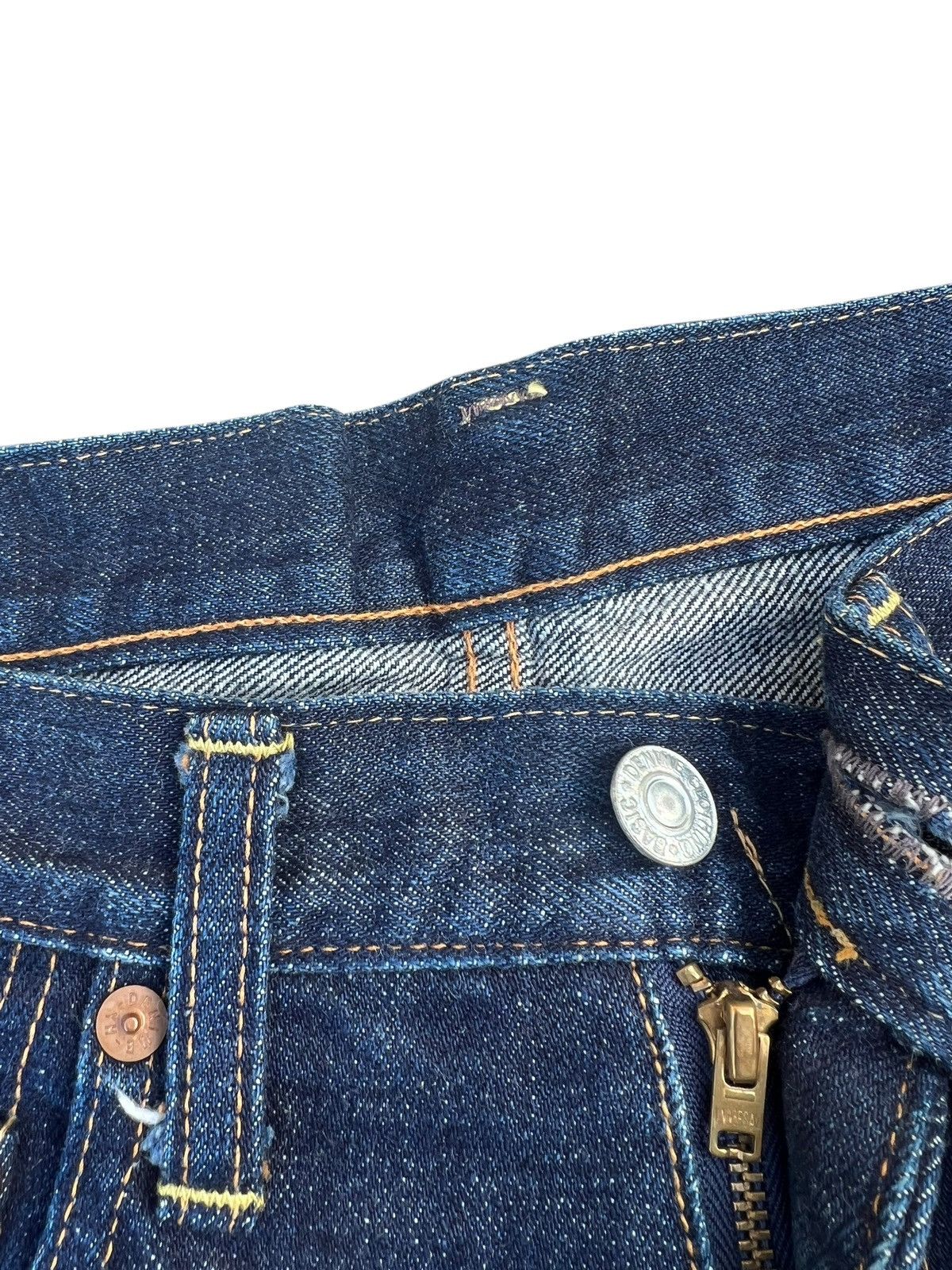 Denime × Japanese Brand Vintage DENIME Japan Fade Denim Selvedge Jeans Size US 29 - 5 Thumbnail
