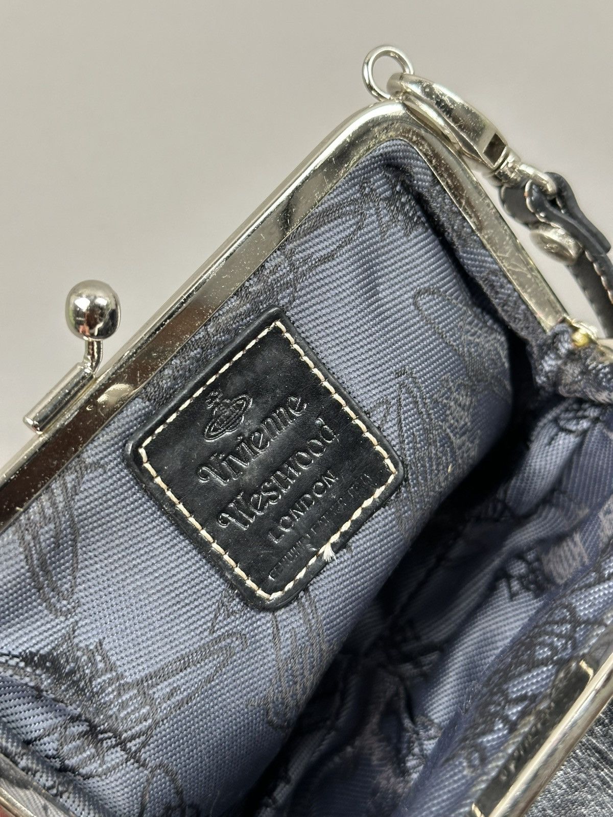 Vivienne Westwood Vivienne Westwood - Orb Logo Tartan Granny Clasp Purse Bag Size ONE SIZE - 12 Thumbnail