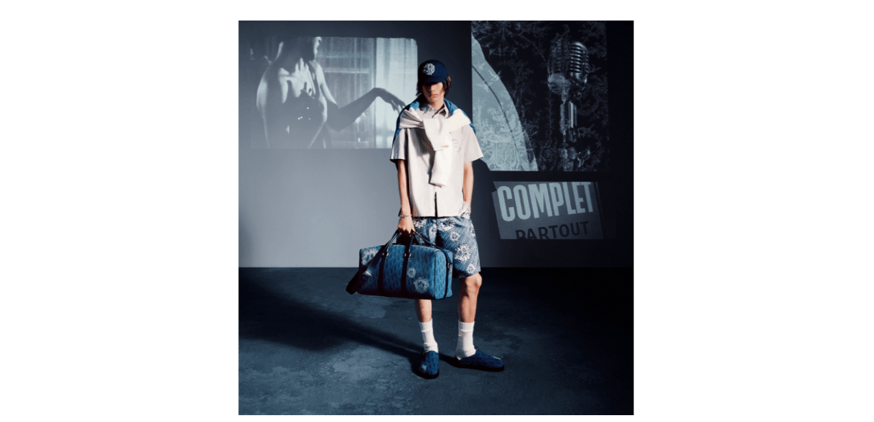 DENIM TEARS × Dior o1w1db10624 Size: OS / Baseball Cap in Navy Blue & White Size ONE SIZE - 8 Thumbnail