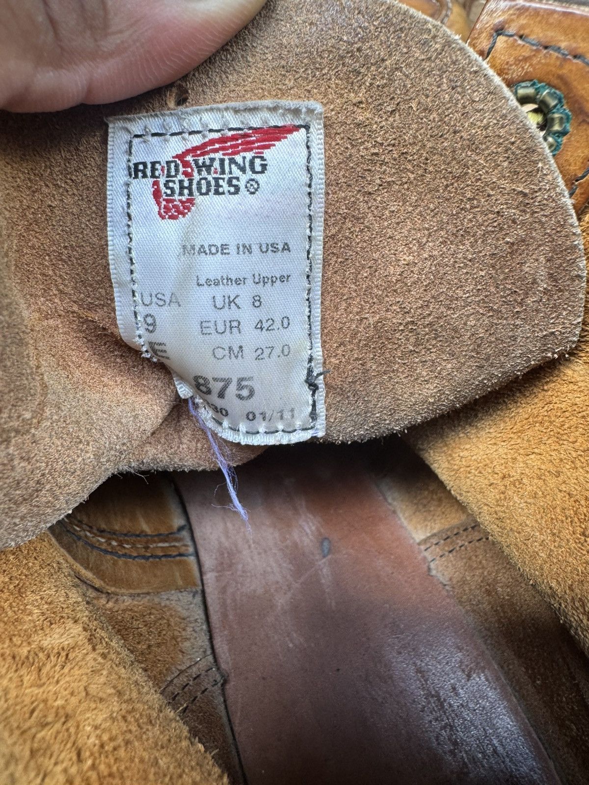 Red Wing Red Wing Heritage 875 Moc Toe Brown Boots USA 9 E| Uk 8| 42 Size US 9 / EU 42 - 20 Thumbnail