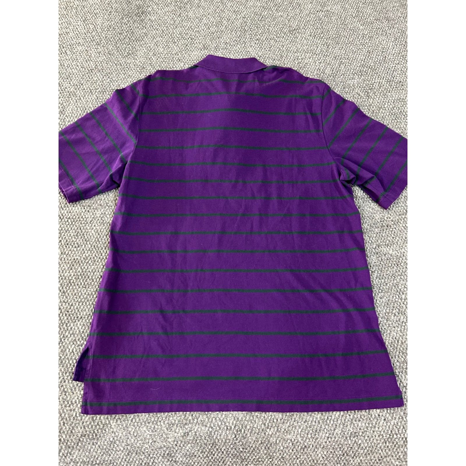 Polo Ralph Lauren Polo Ralph Lauren Polo Golf Mens Large Purple Striped Casual Golf Shirt Size US L / EU 52-54 / 3 - 6 Thumbnail