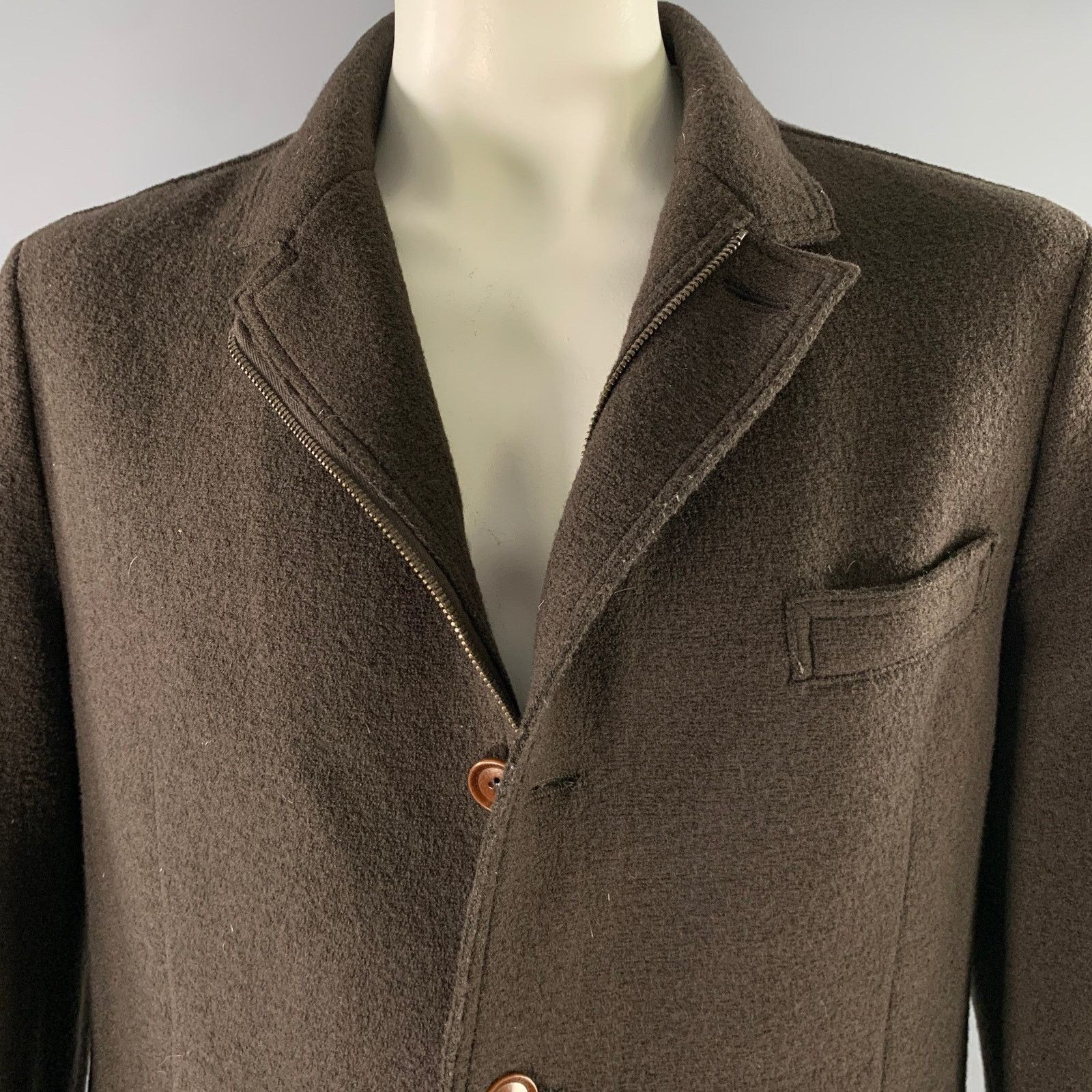 Other LODENFREY Size XXL Brown Wool Field Jacket Size US XXL / EU 58 / 5 - 2 Thumbnail
