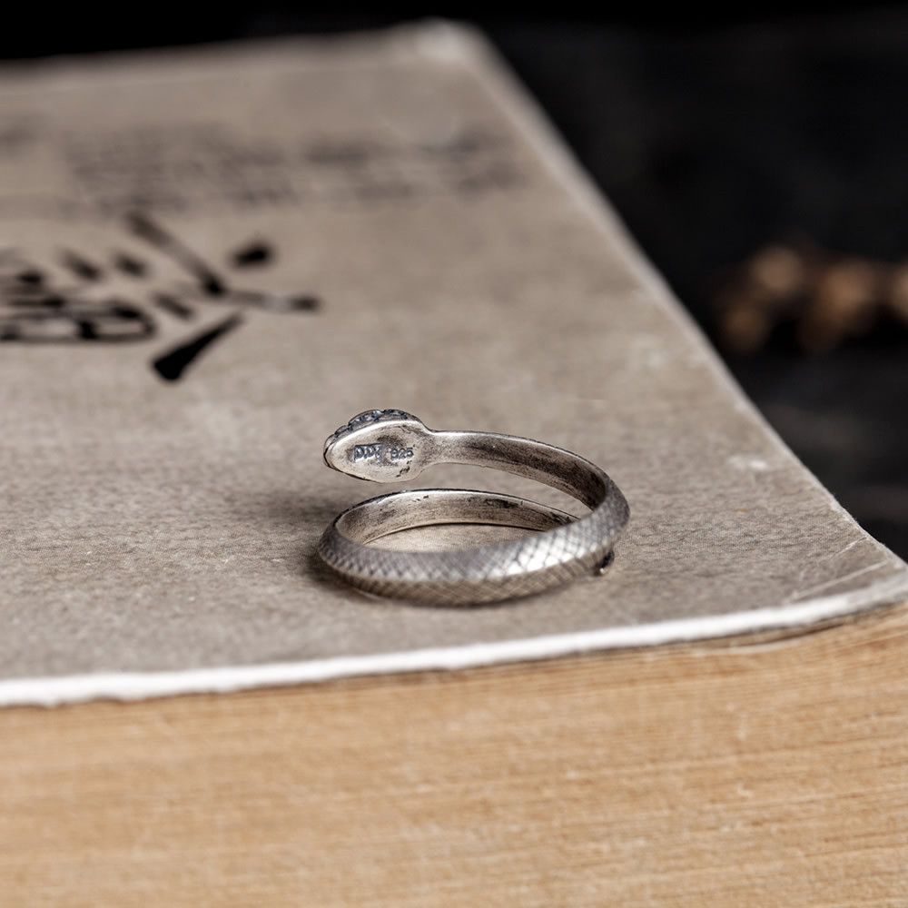 Jewelry Snake Future Jewelry Rings Open Size Chrome Ring (Size 7-13) Size ONE SIZE - 3 Thumbnail