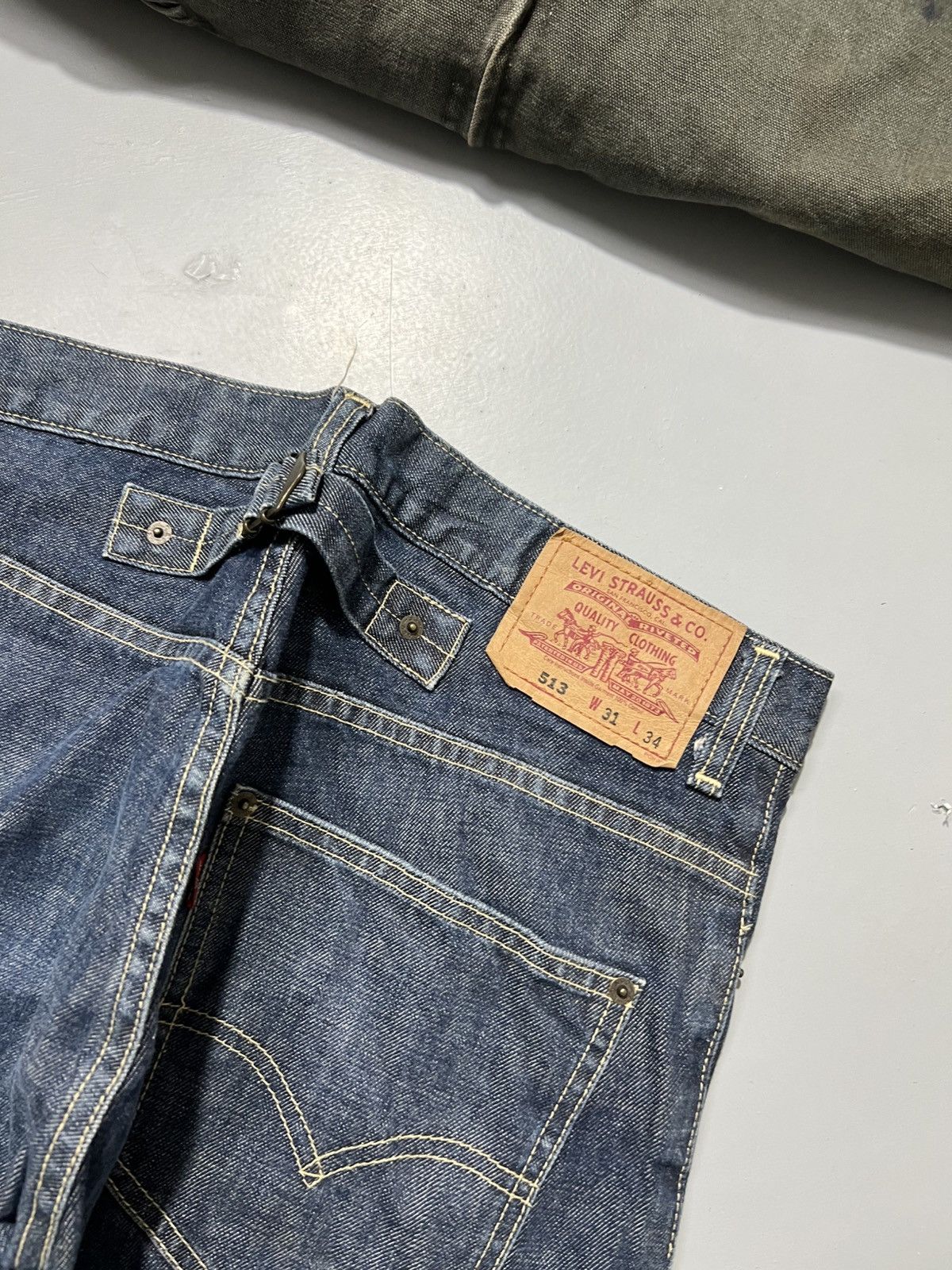 Levi's Vintage Levi’s buckle belt denim Size US 30 / EU 46 - 3 Thumbnail