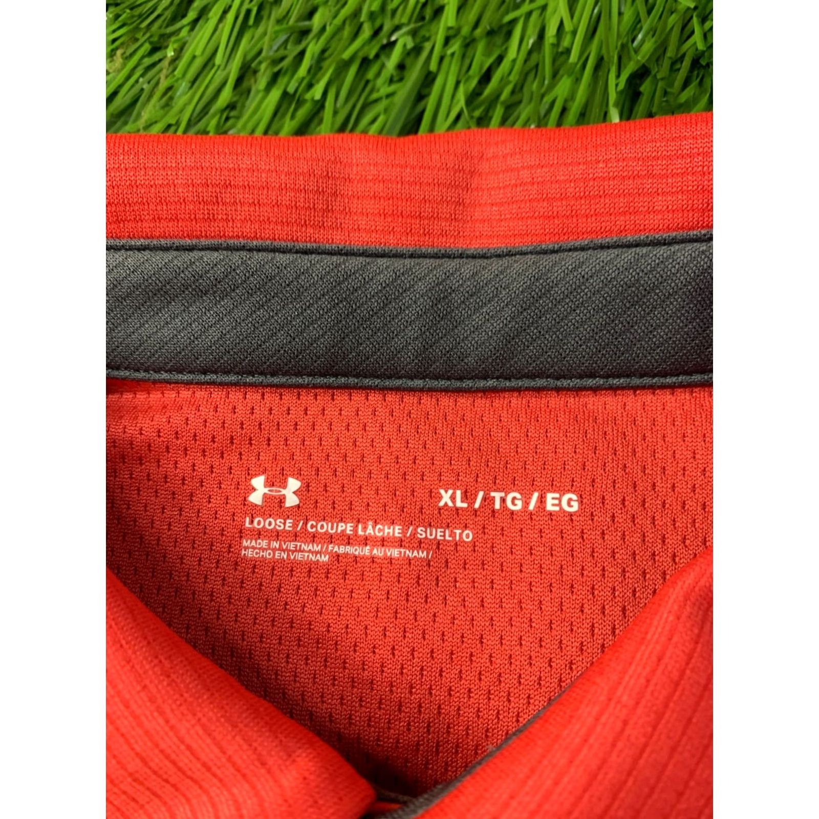 Under Armour Under Armour Polo Shirt XL Men Short Sleeve 2024 Solid Orange and Gray Polo Under Armour Polo Shirt XL Men Short Sleeve 2024 Size US XL / EU 56 / 4 - 5 Thumbnail