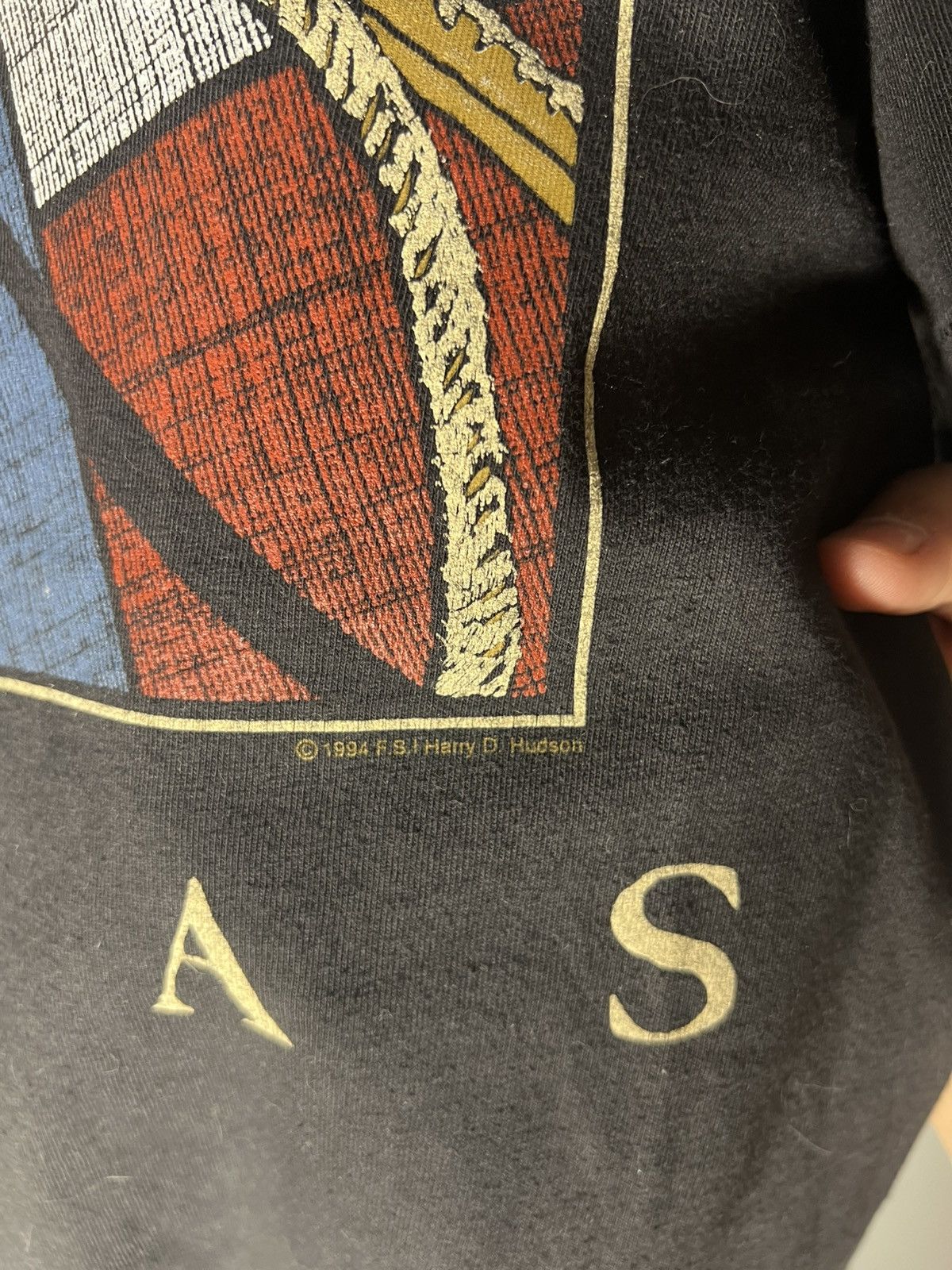 Vintage VERY RARE HANES AUSTIN TEXAS 1994 DESIGNER T-SHIRT CASUAL Size US M / EU 48-50 / 2 - 3 Thumbnail