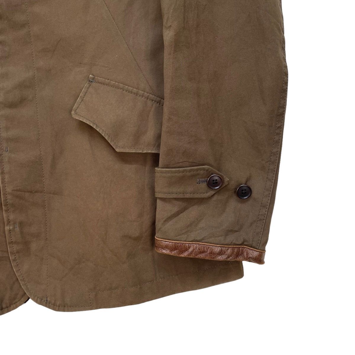 Japanese Brand × Vintage Edition Made In Japan Slank Pocket Leather Collar Size US M / EU 48-50 / 2 - 4 Thumbnail