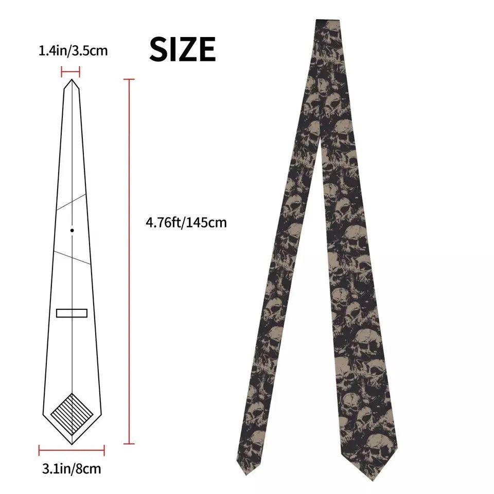 Other Grunge Skulls Rock Neckties Size ONE SIZE - 5 Thumbnail