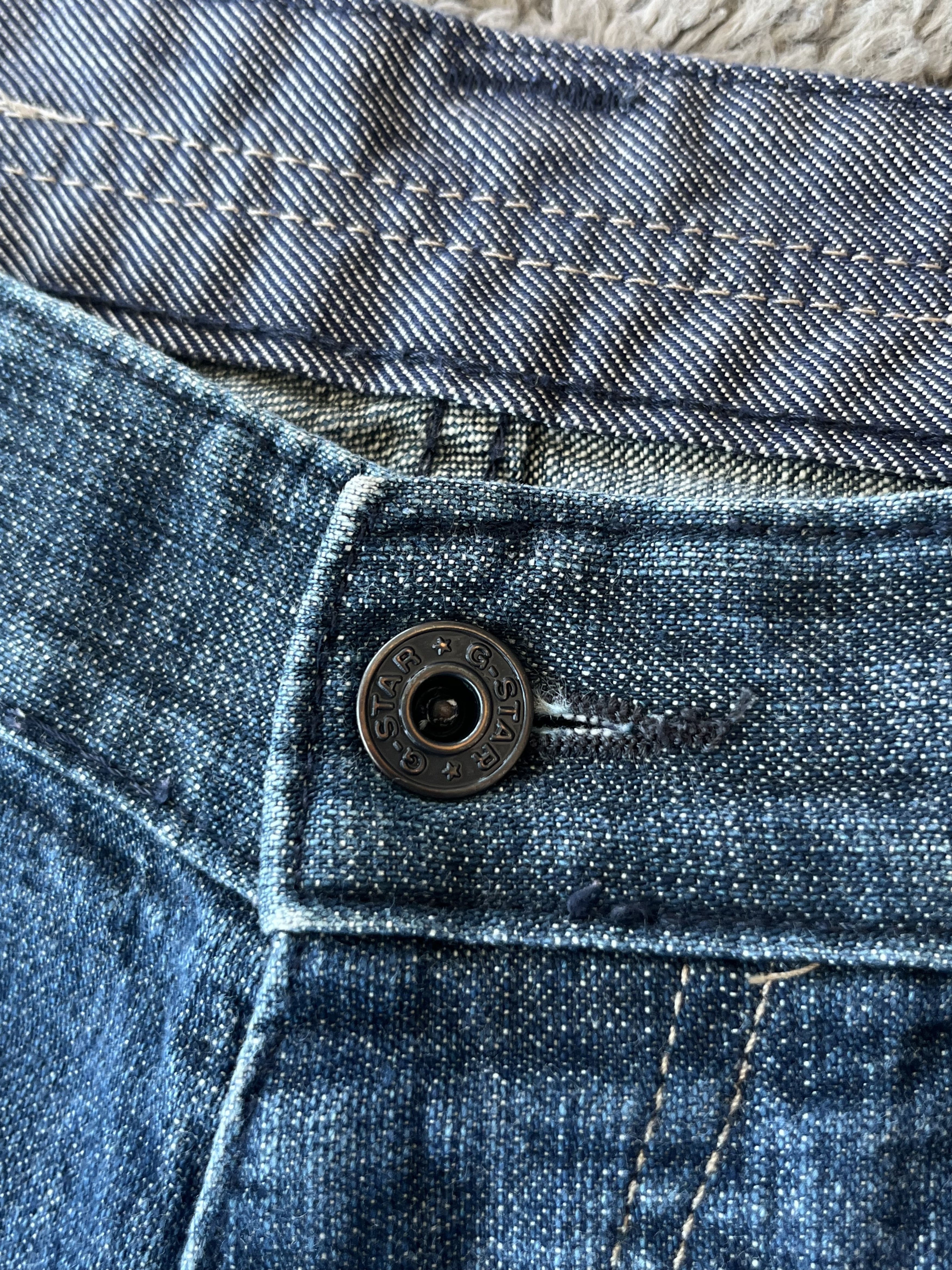 G-Star G-STAR RAW Rare Jeans Straight Fit Vintage MADE IN INDIA Size US 31 - 8 Thumbnail