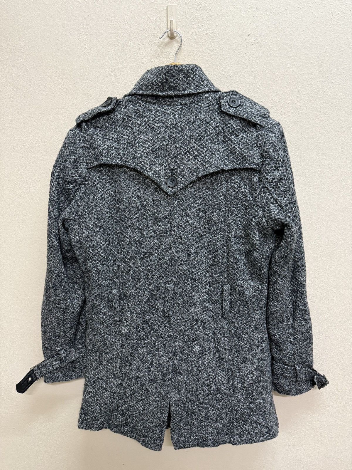 Japanese Brand × semanticdesign Semantic Design Knit Trenche Coat Jacket Size US S / EU 44-46 / 1 - 16 Thumbnail