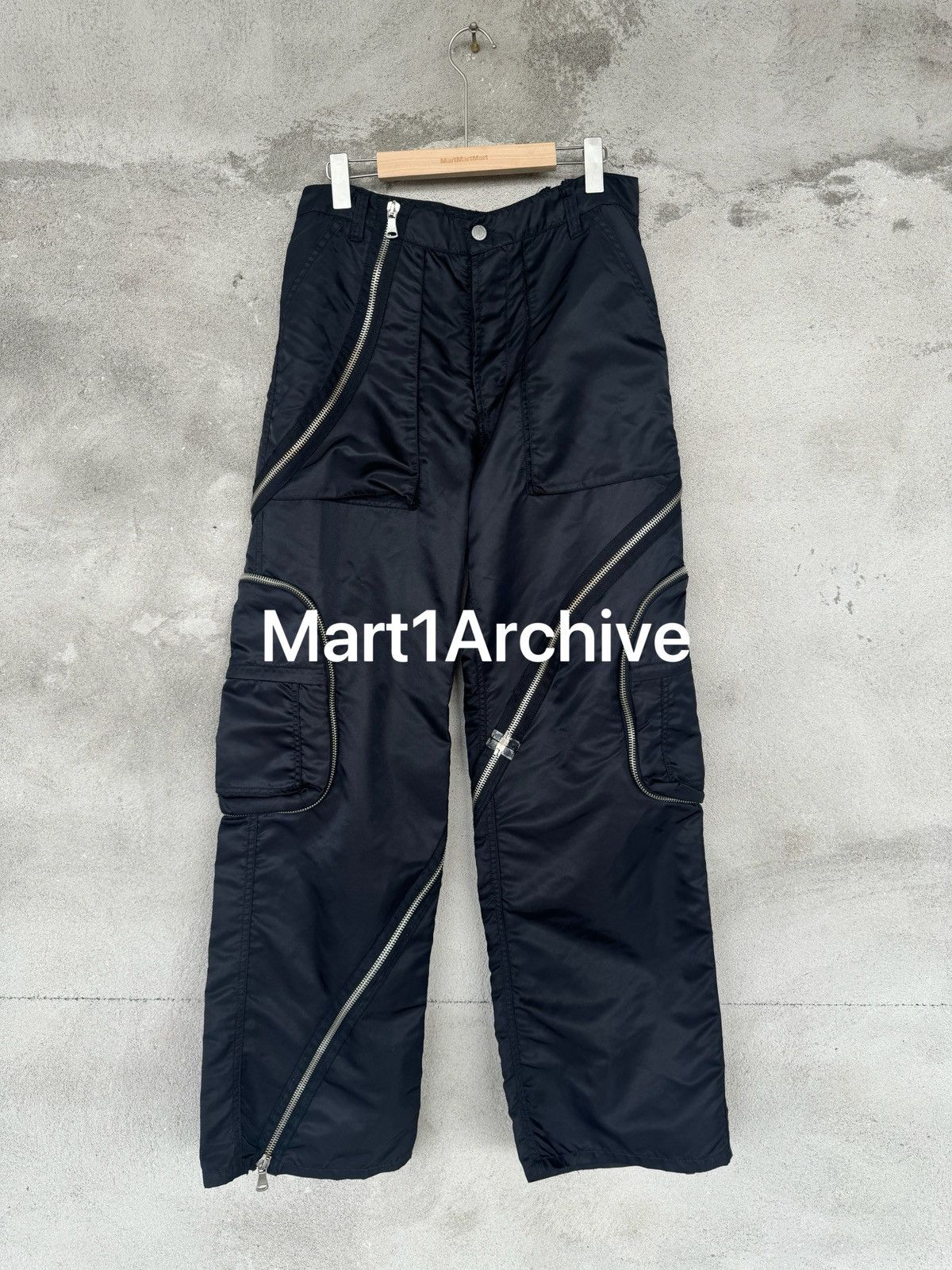 Dolce & Gabbana Dolce & Gabbana 04SS Zipper Spiral Tornado Cargo Pants Size US 34 / EU 50 - 1 Thumbnail