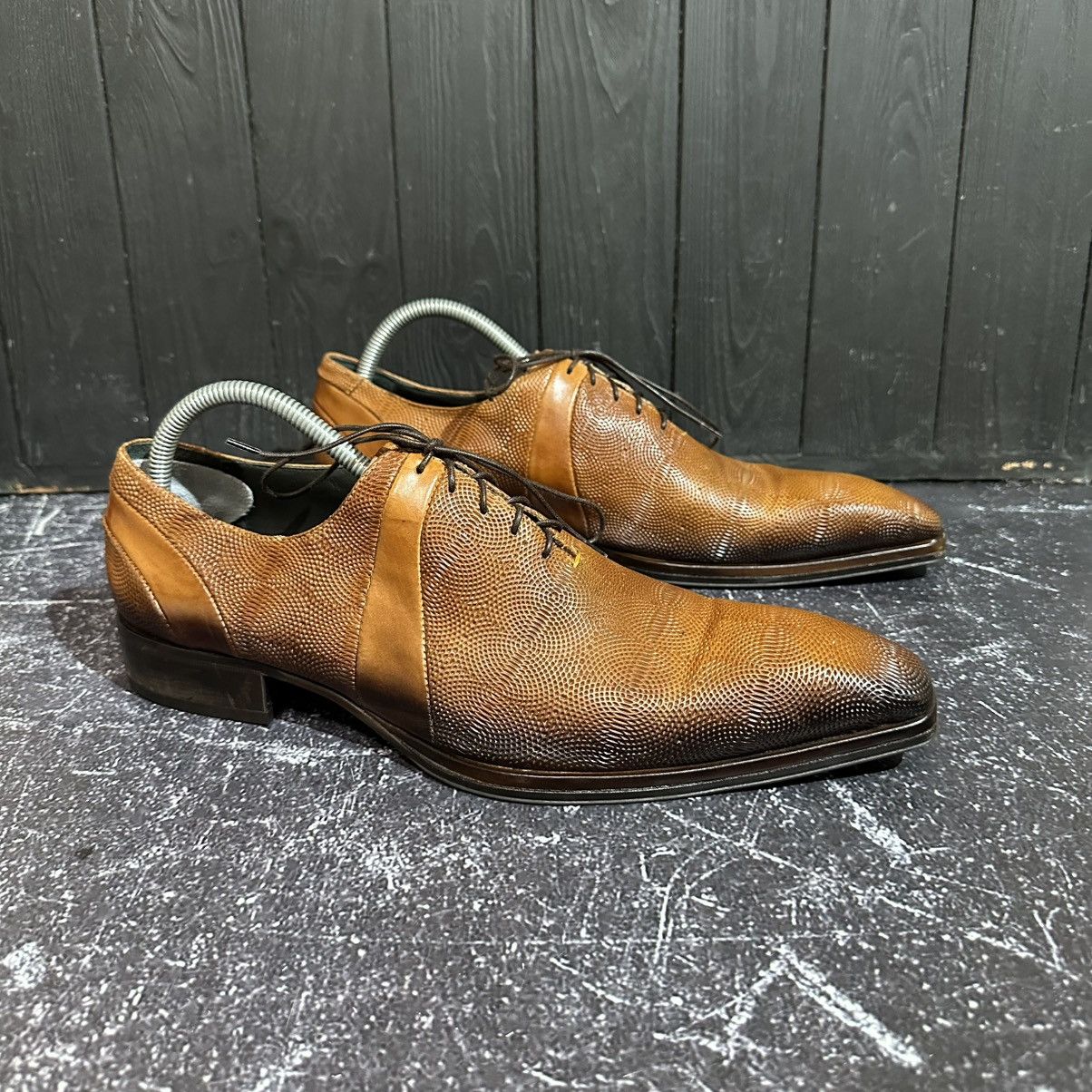 Jo Ghost JO GHOST - Men’s Brown Leather Brogue Size 43eu Size US 9.5 / EU 42-43 - 2 Thumbnail