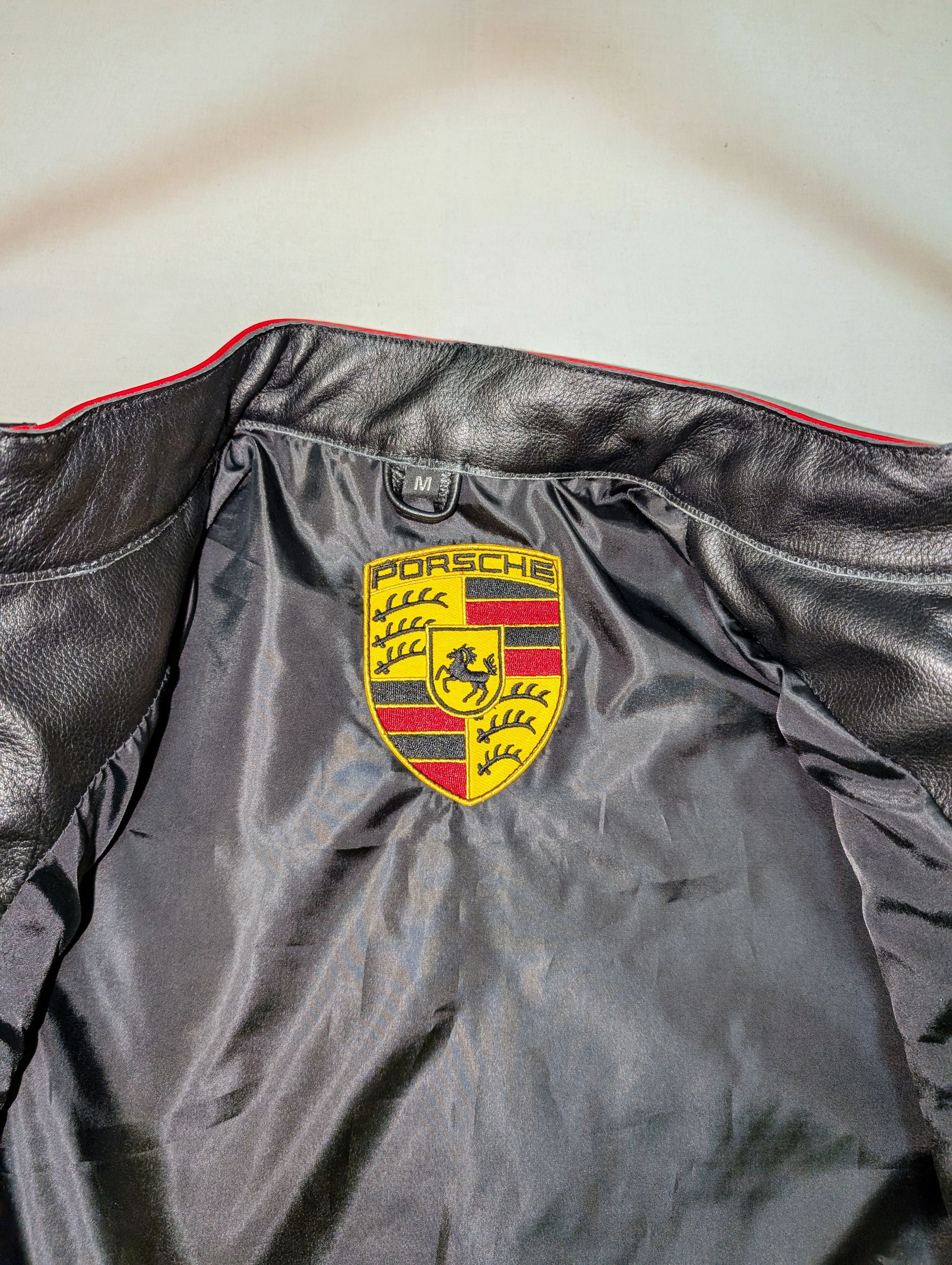 Porsche Design 🔥 PORSCHE 911 Turbo 💥 RARE LEATHER JACKET STREETWEAR Size US S / EU 44-46 / 1 - 6 Thumbnail