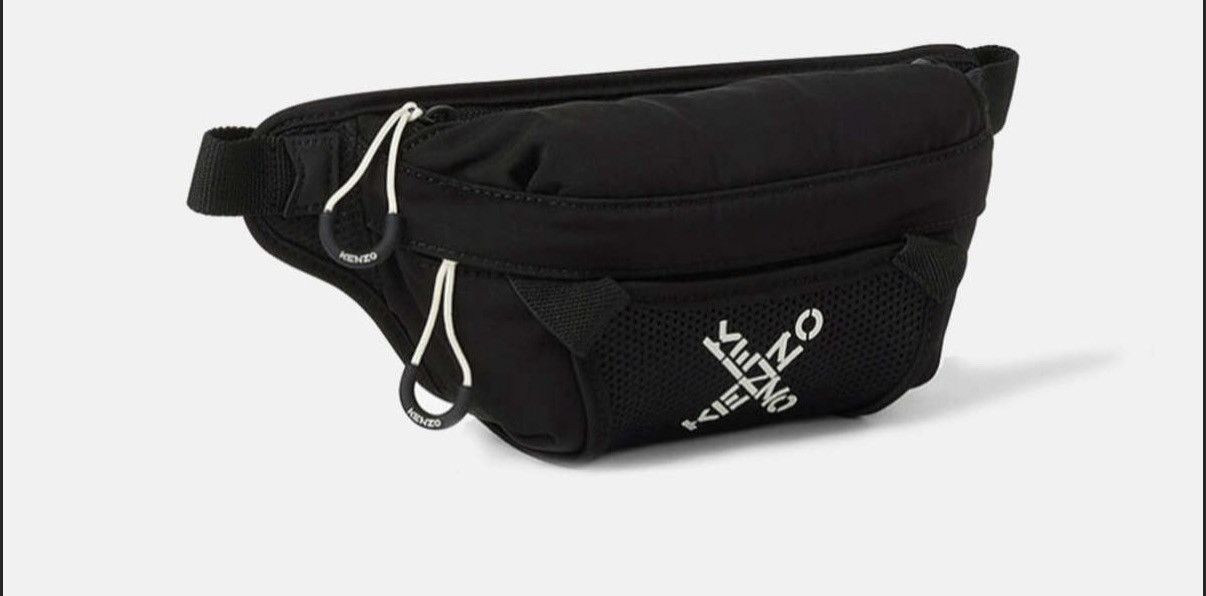 Kenzo Kenzo Black and White Logo Mini Belt Bag (Unisex) Size ONE SIZE - 2 Thumbnail